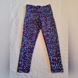 Vineyard Vines Performance women's XXS whale design leggings cropped, EUC